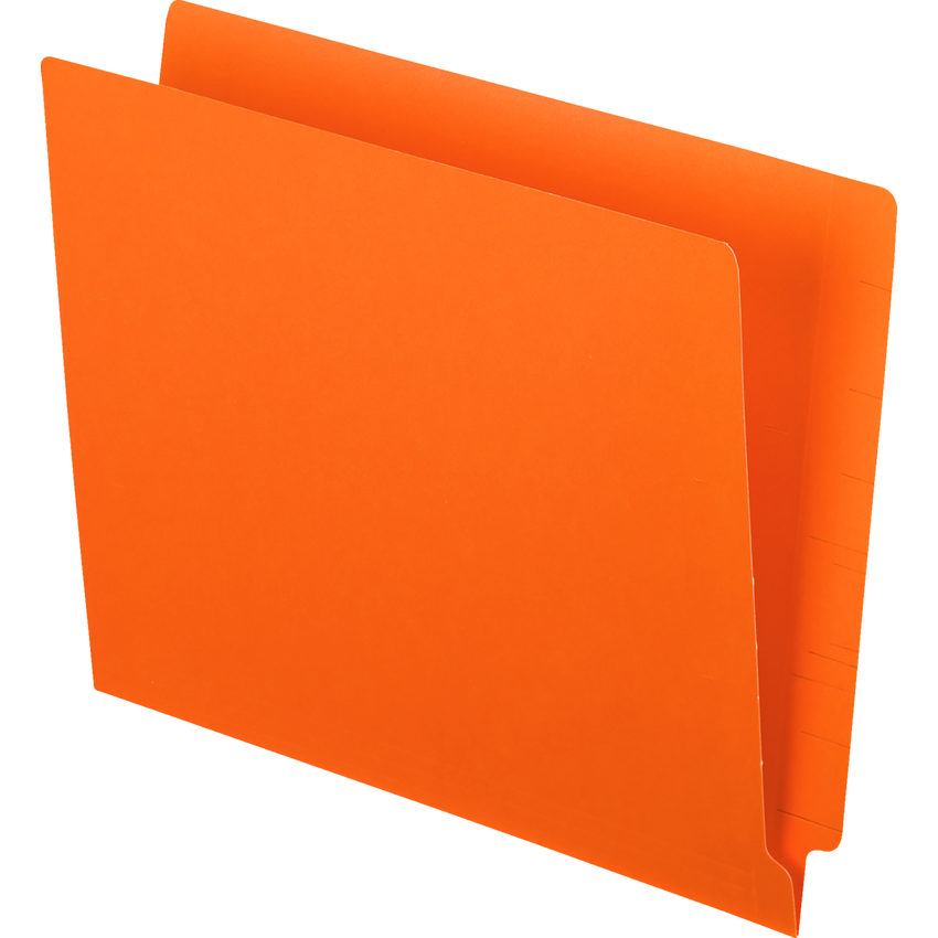 Pendaflex® Coloured End Tab File Folders Letters Orange 100/box