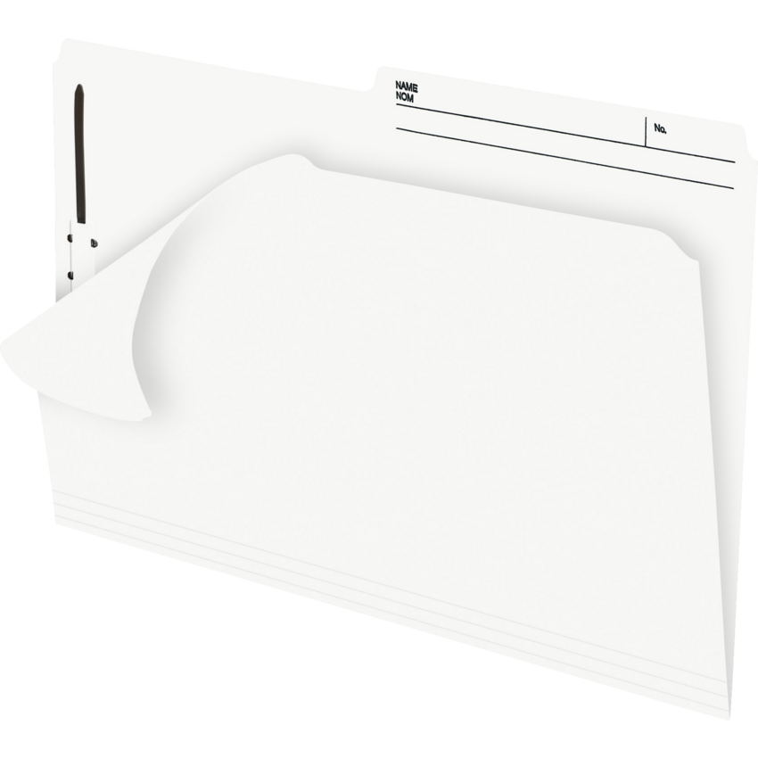 Pendaflex® SlimTrim® Fastener Folders Legal Ivory 100/box