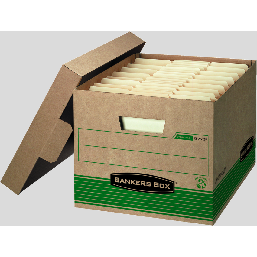 Bankers Box® Stor/File™ Recycled Storage Boxes 12" x 15" x 10" Letter/Legal