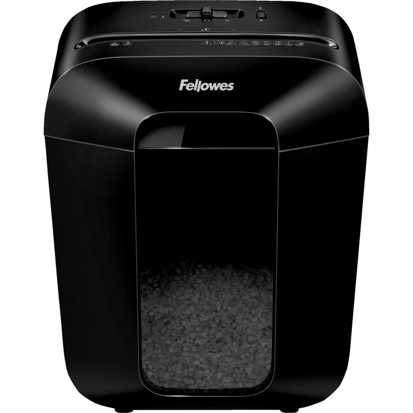 Fellowes®Powershred® LX41 Micro-Cut Shredder Black