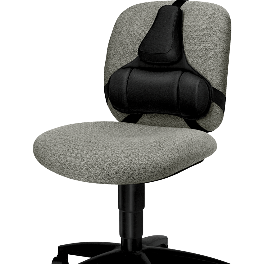 Fellowes® Professional Series Back Support with Microban®Protection Black