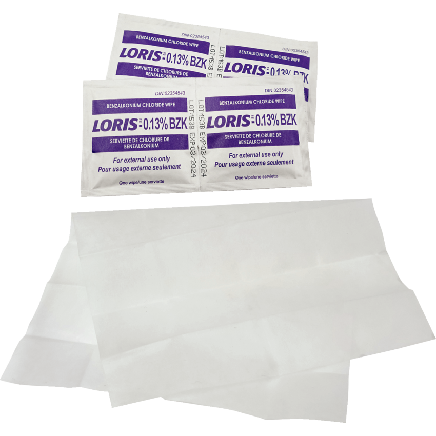 First Aid Central® Antiseptic/Cleansing Wipes12/pkg