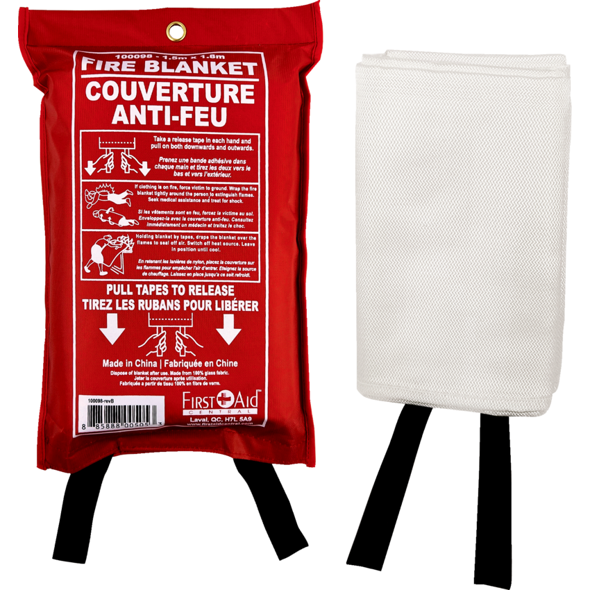 First Aid Central® Fire Blanket 59" x 70“