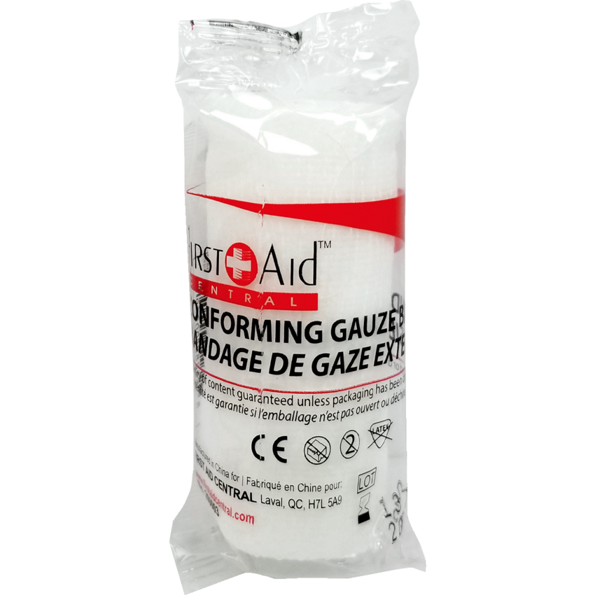 First Aid Central® Conforming Gauze Bandage 3” x 15' 12/box