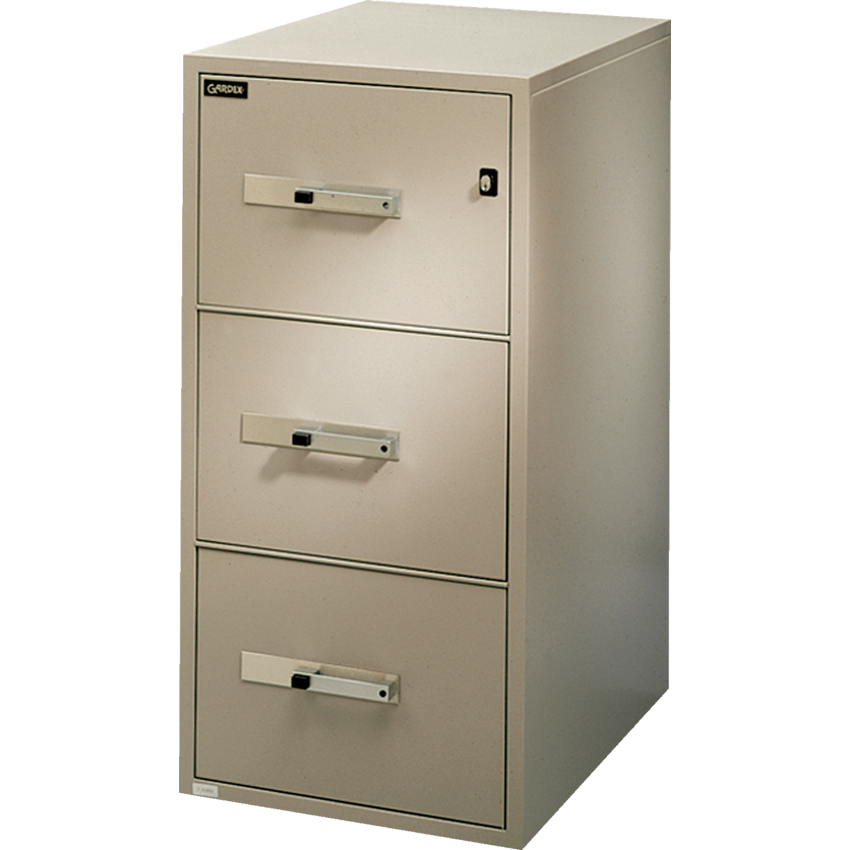 Gardex® Insulated Vertical Filing Cabinet 3-Drawer Legal 31"D