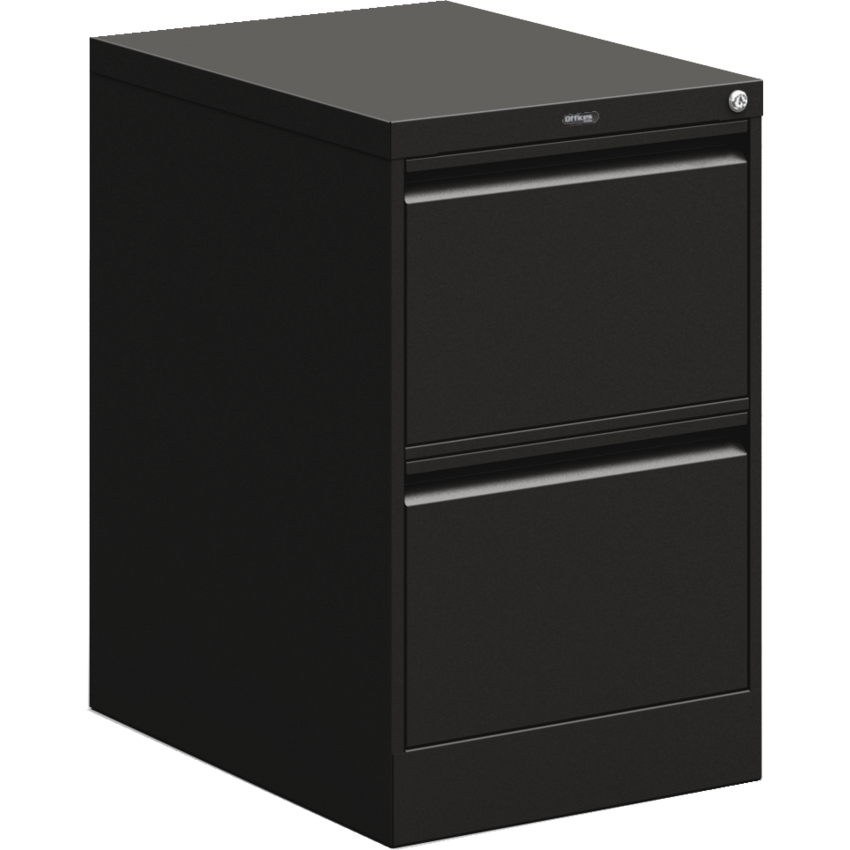 Offices to Go Vertical File 2-Drawer Legal Black