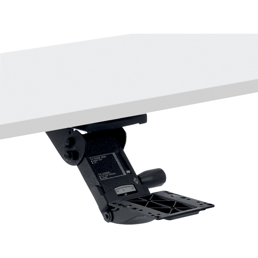 Global® Productivity Solutions™ Lift-N-Lock Keyboard Mechanism 9"W x 23-3/4"D x 9-3/4"H