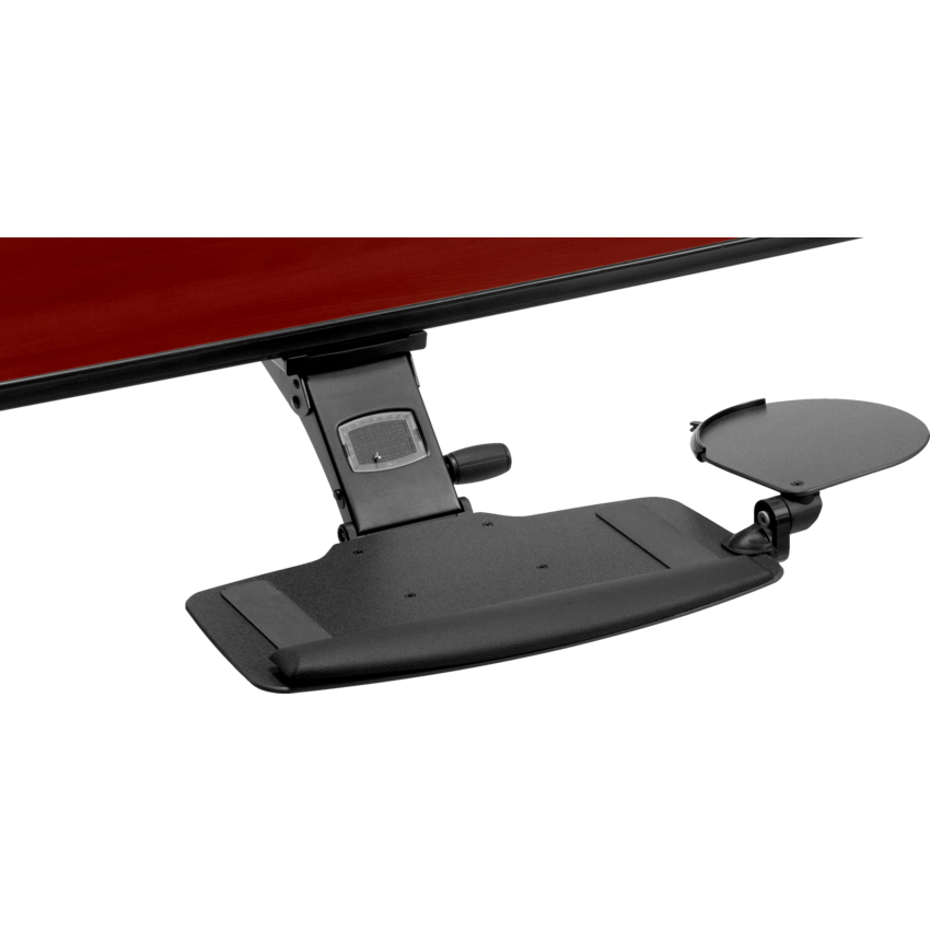Global® Productivity Solutions™ Slim Fit Keyboard Support Mechanism with Height Adjustable Tray