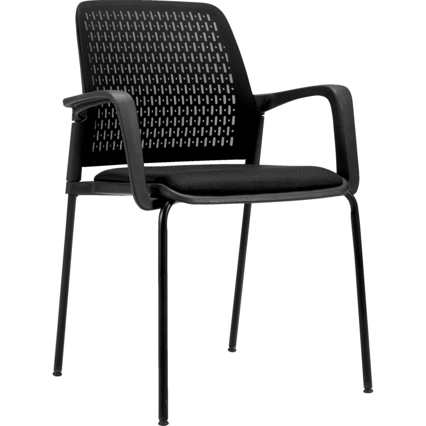 Offices to Go® Sparrow Guest Chair Black
