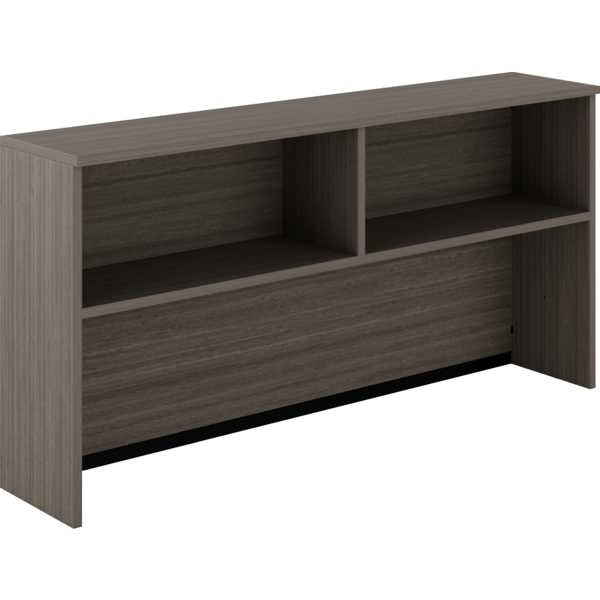Offices To Go® Newland™ Hutch 71-7/10"W x 15"D x 36"H Absolute Acajou finish
