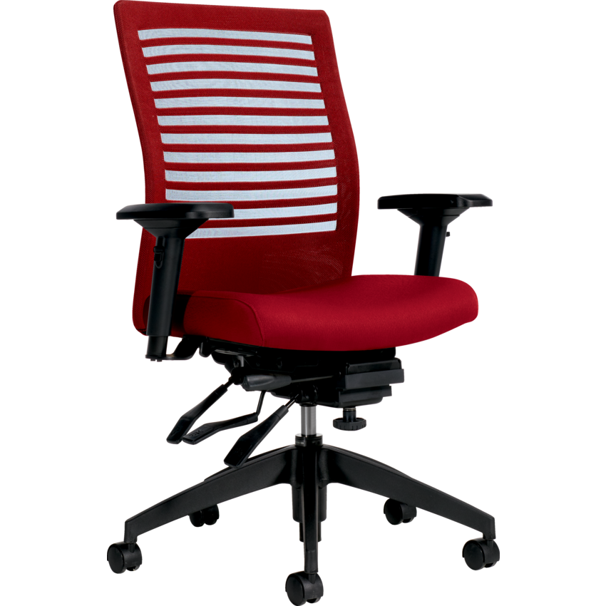 Basics® Elora™  Multi-Tilter Medium Back Chair Prism