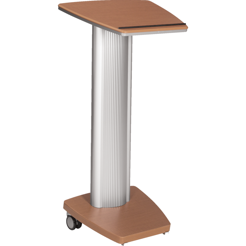 Global® Bungee™ Lectern 22”W x 17”D x 44”H Winter Cherry finish