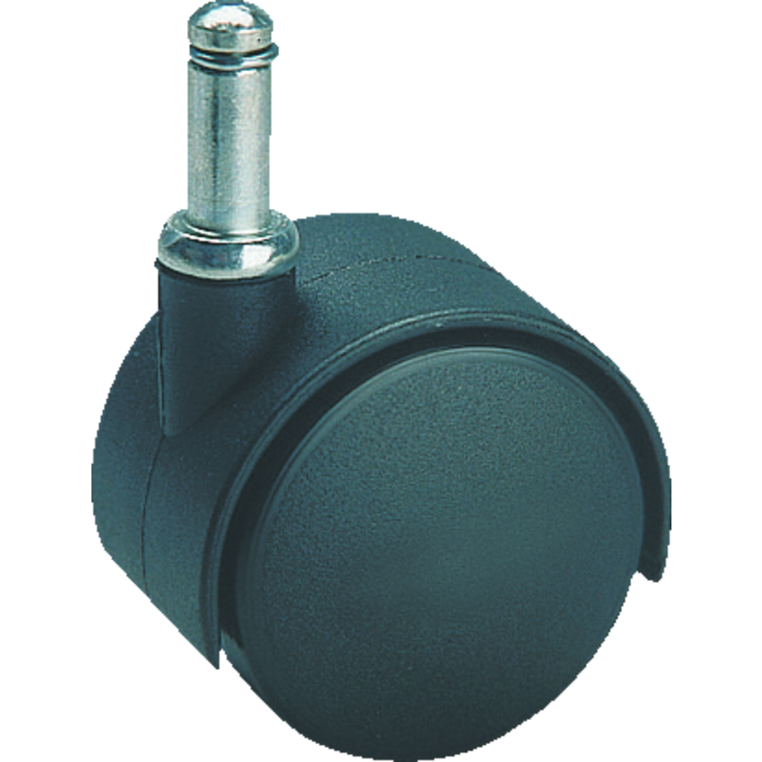 Global® Dual Wheel Caster 2" Universal Black 5/set