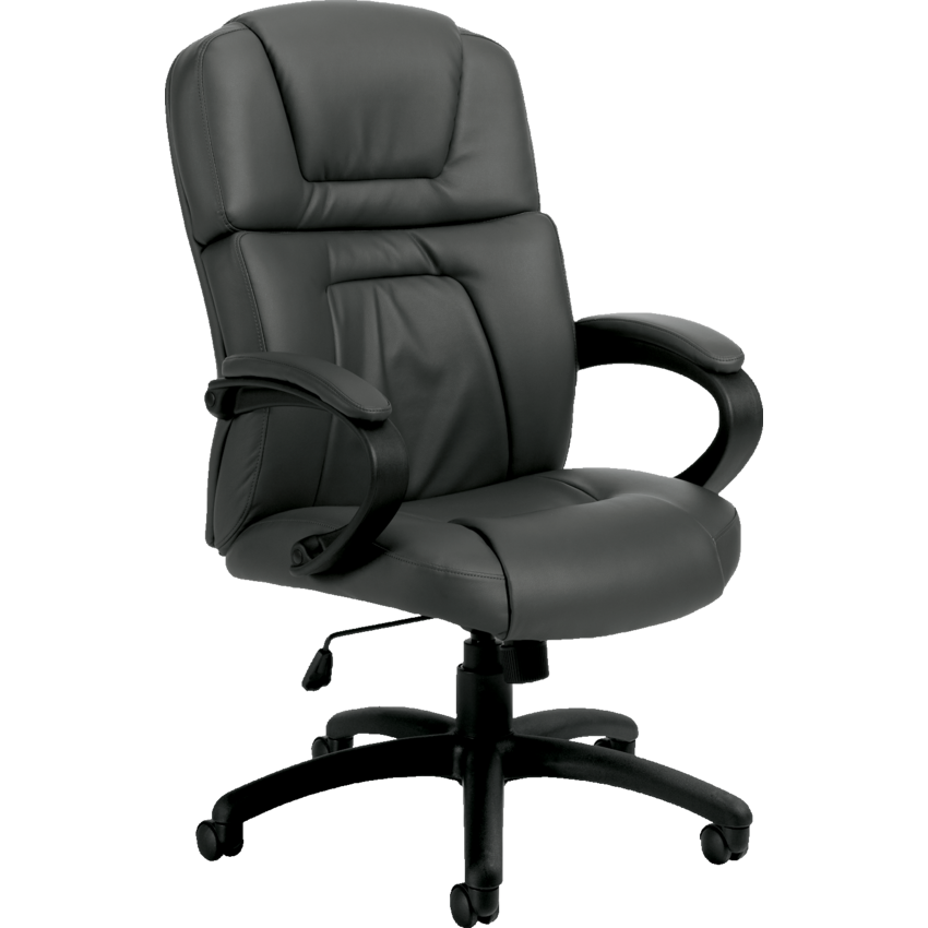 Offices to Go Pacific High Back Tilter Chair Charcoal