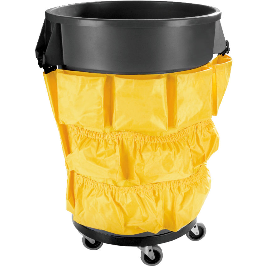 Globe™ Caddy Bag for Round Containers 20" x 20-1/2" Yellow