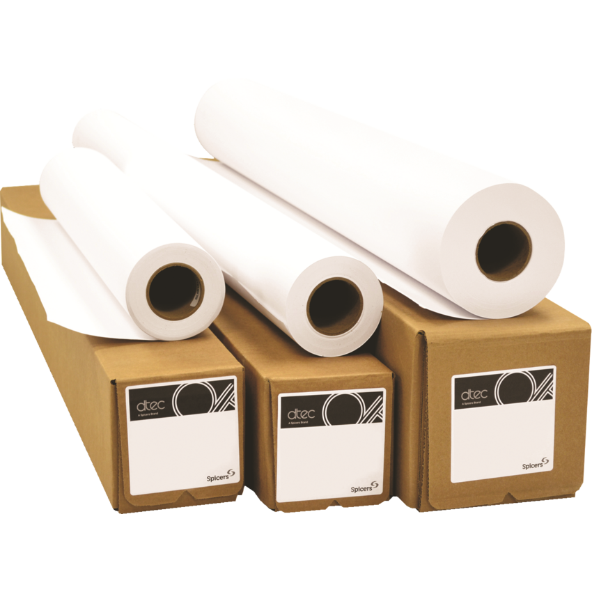dtec® AQ Wide Format Presentation Paper Matte 91B 26lb 24" x 150'