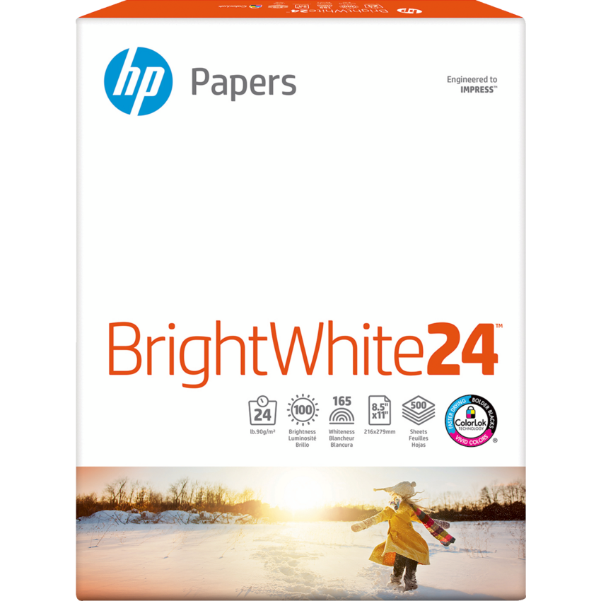 HP Bright White Inkjet Paper 97B Letter 500/pkg