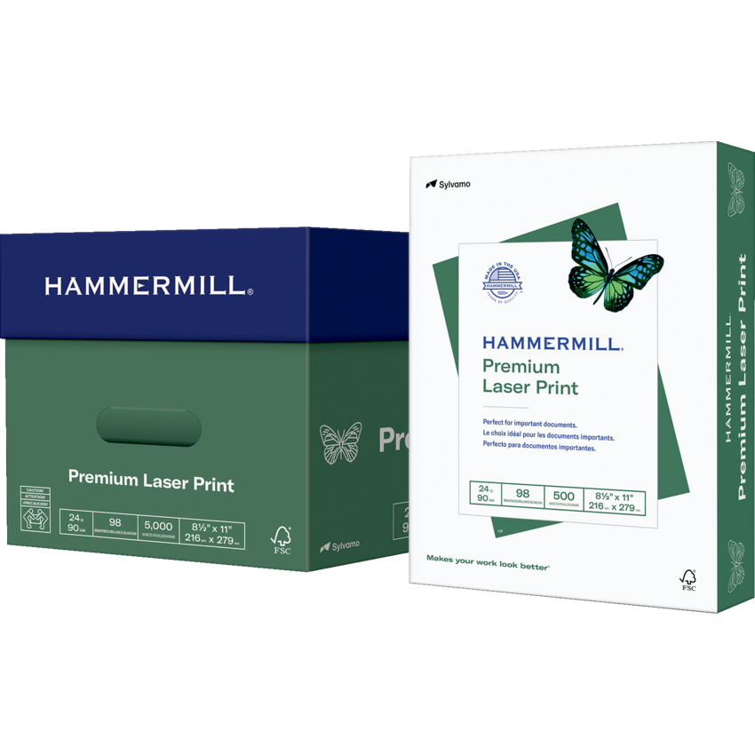 Hammermill® Laser Print Paper 98B 24 lb Letter 500 sheets/pkg