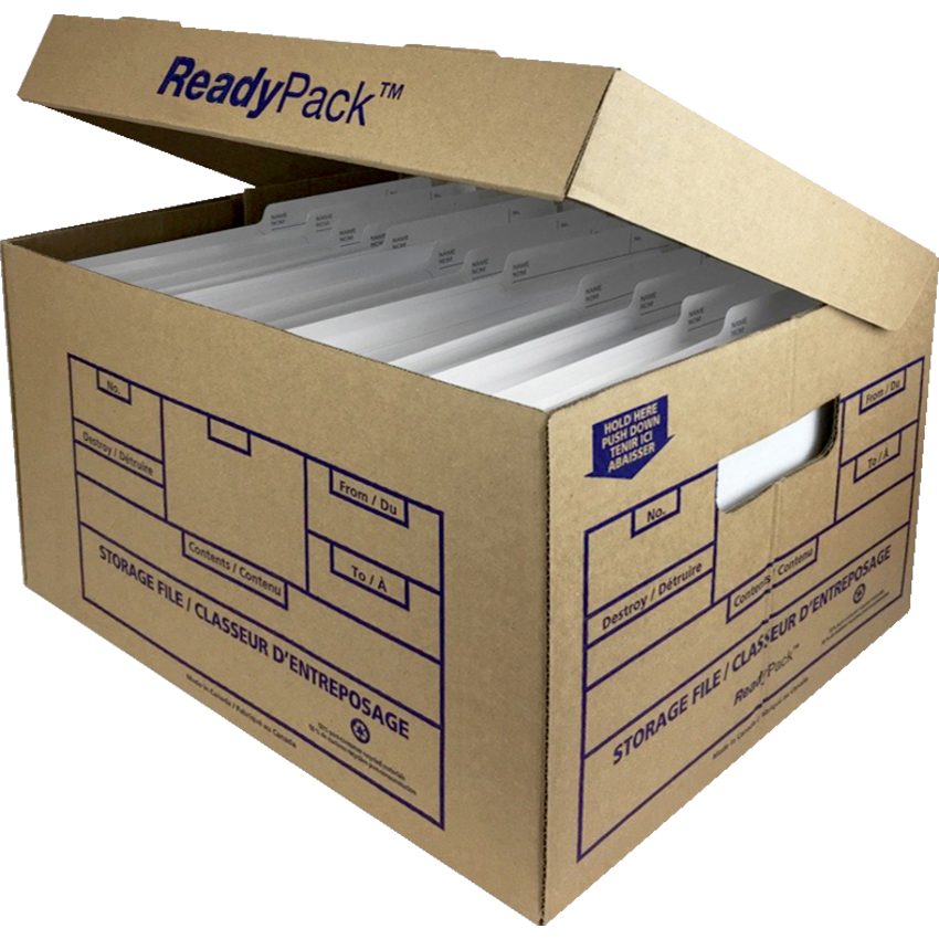 ReadyPack™ Storage Boxes Kraft 12 boxes/pkg
