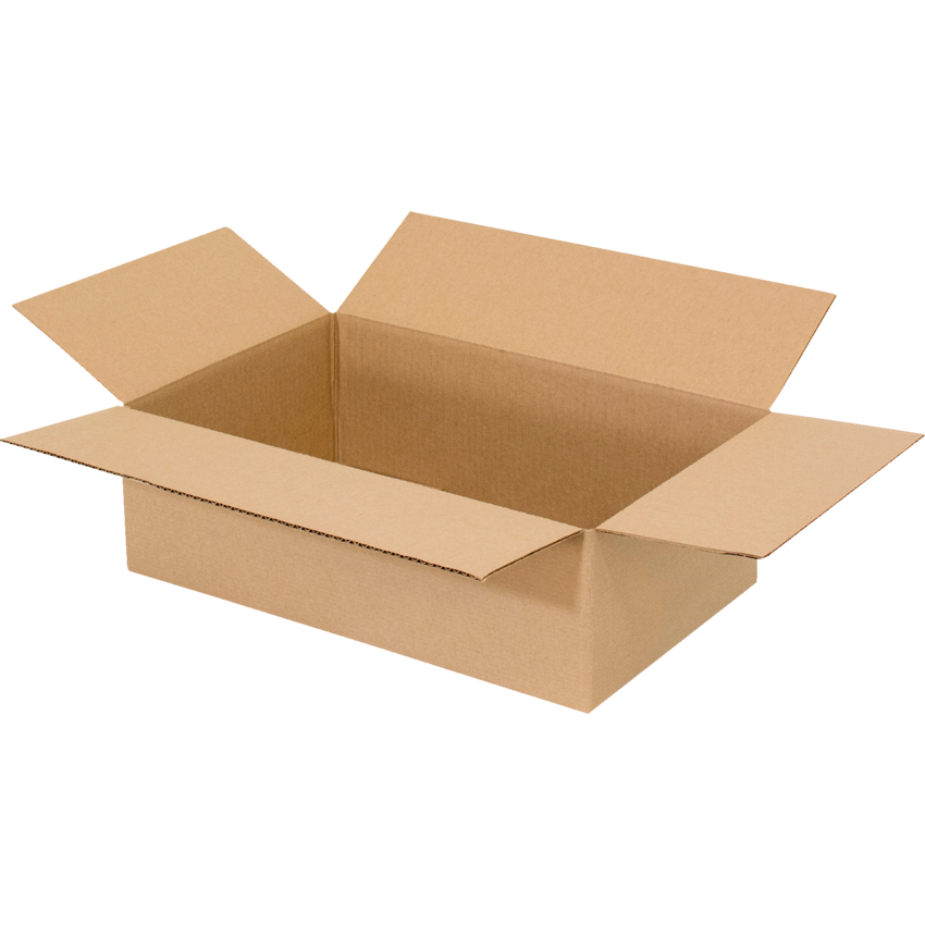 Kraft Corrugated Shipping Boxes 12"W x 6"D x 4"H 25/pkg