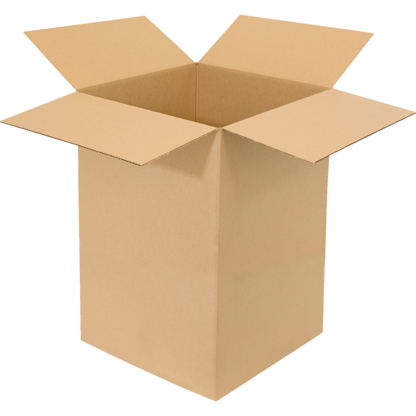 Kraft Corrugated Tall Shipping Boxes 16"W x 16"D x 36"H 10/pkg