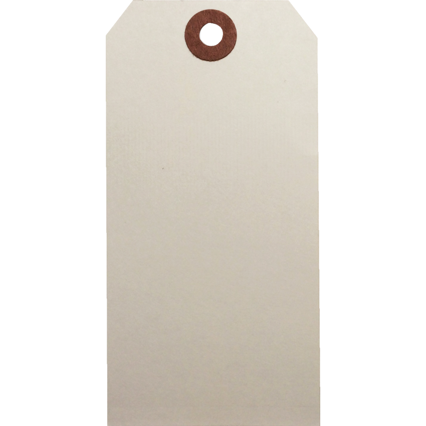 Shipping Tags #8 6-1/4" x 3-1/8" White 1000/cse