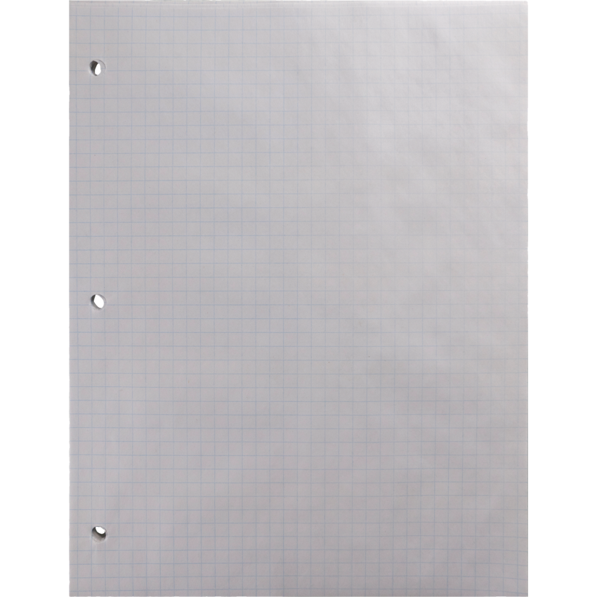 Hilroy Refill Paper Quad 4 squares to inch 50 sheets/pkg