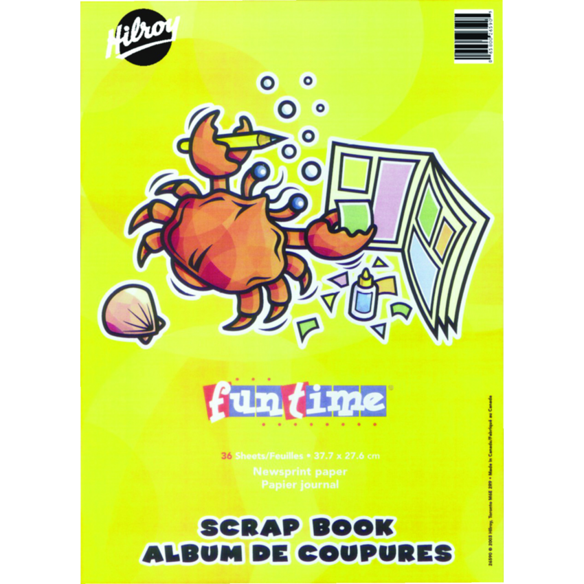 Hilroy Funtime® Scrap Book 15" x 11" 36 sheets
