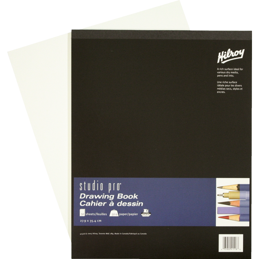 Hilroy Studio Pro™ Drawing Book 11" x 14" 50 sheets