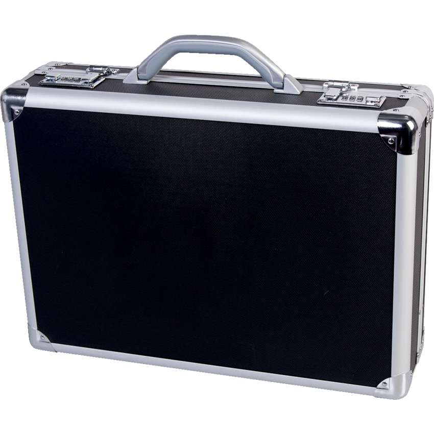 Nextech™ Attaché Case 17" Aluminum Black