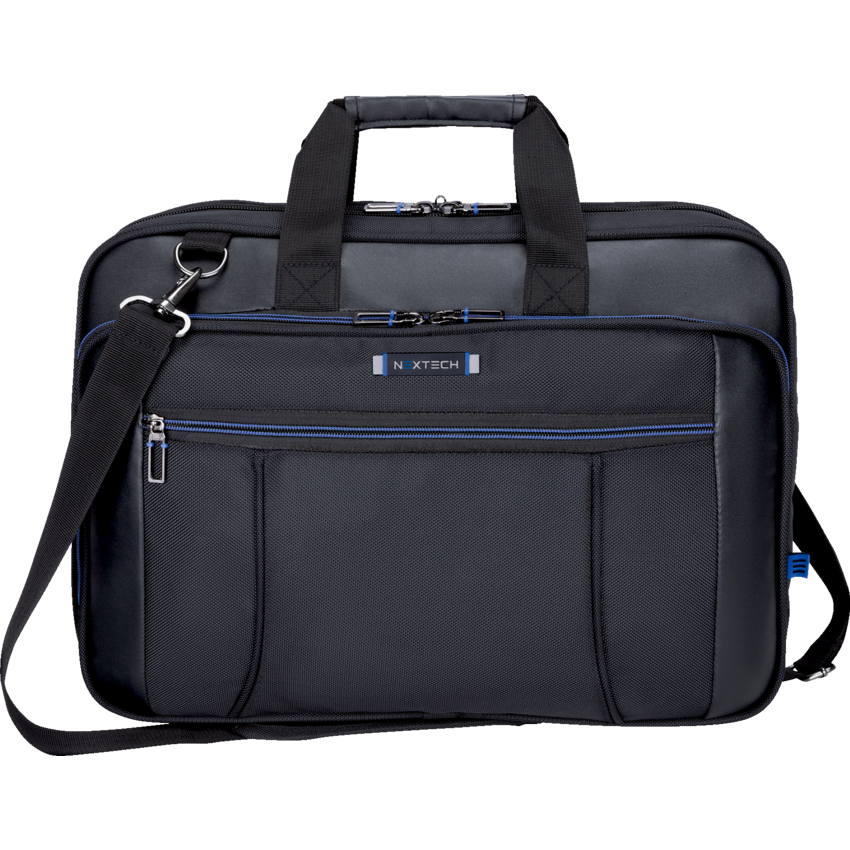 Nextech 17.3" Business Briefcase 18-1/2" x 12" x 6-1/4" Black