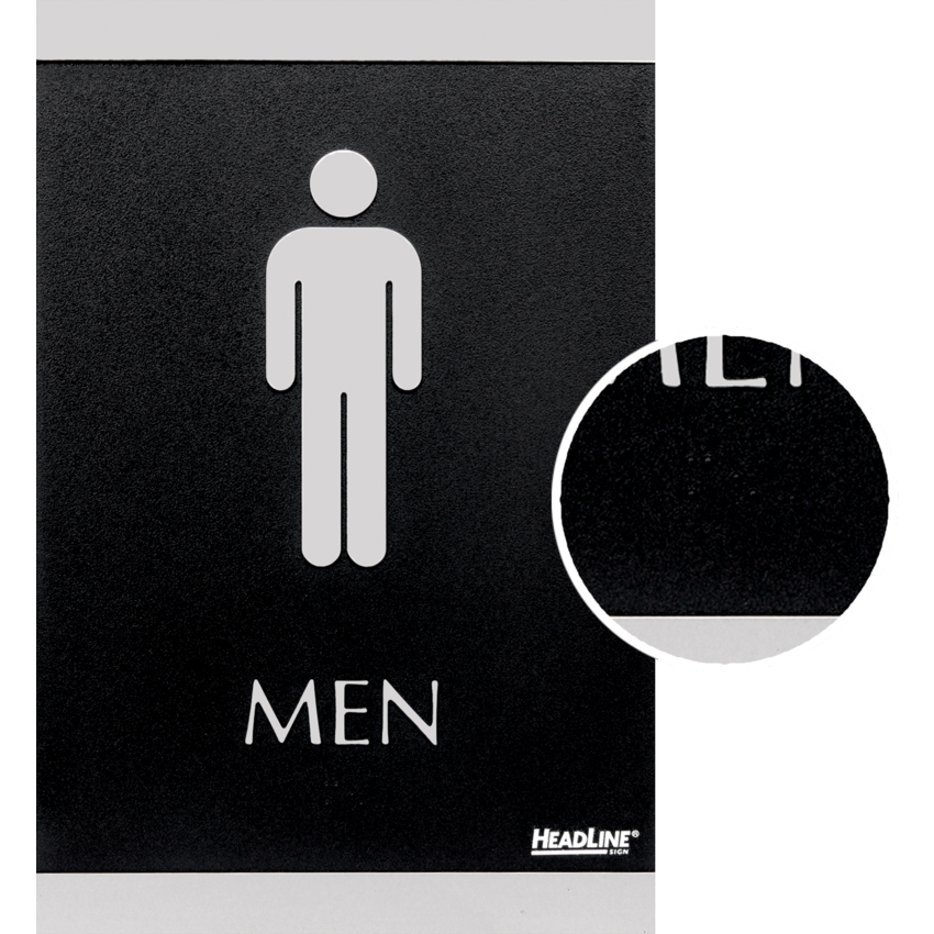 Headline® Century Men and Women Signs 6" x 9" English