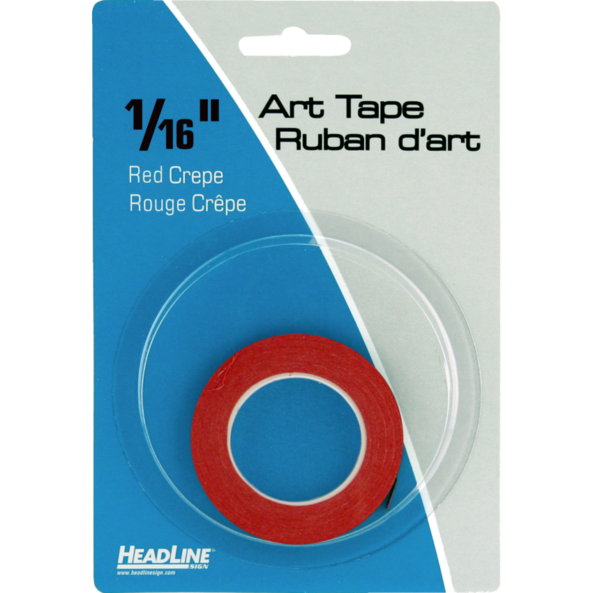 Headline® Graphic Art Tape 1/16" x 603" Red