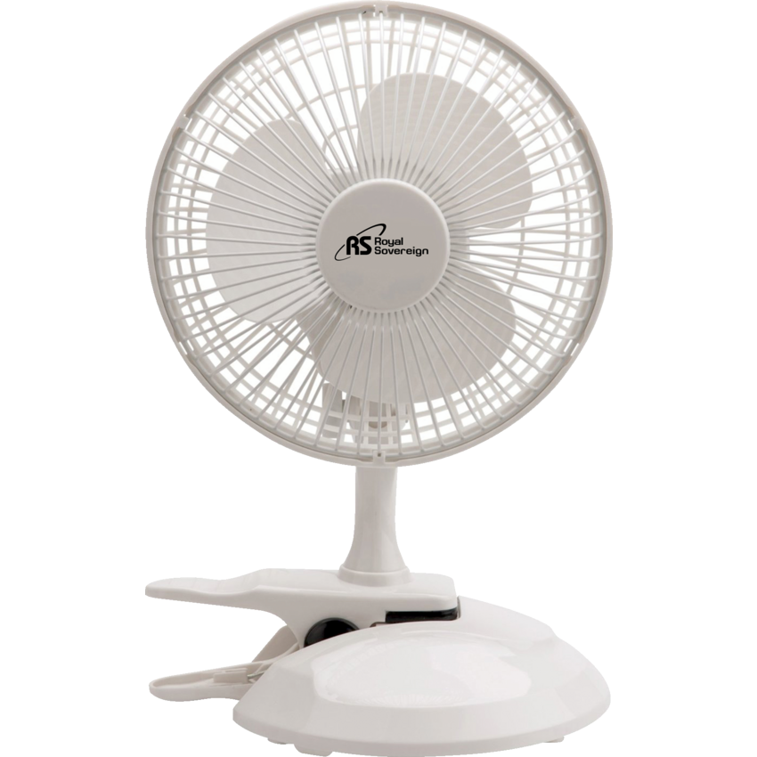 Royal Sovereign® 2-in-1 Clip-on Desk Fan Whtie