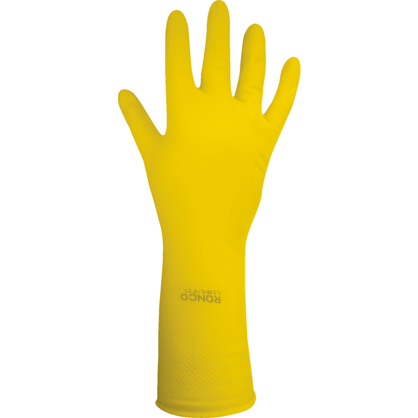 RONCO Light-Fit™ Gloves Latex Medium Yellow 12 pairs/pkg