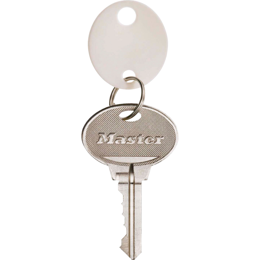 Master Lock® Plastic Key Tags Round White 1-1/4" H 20/pkg