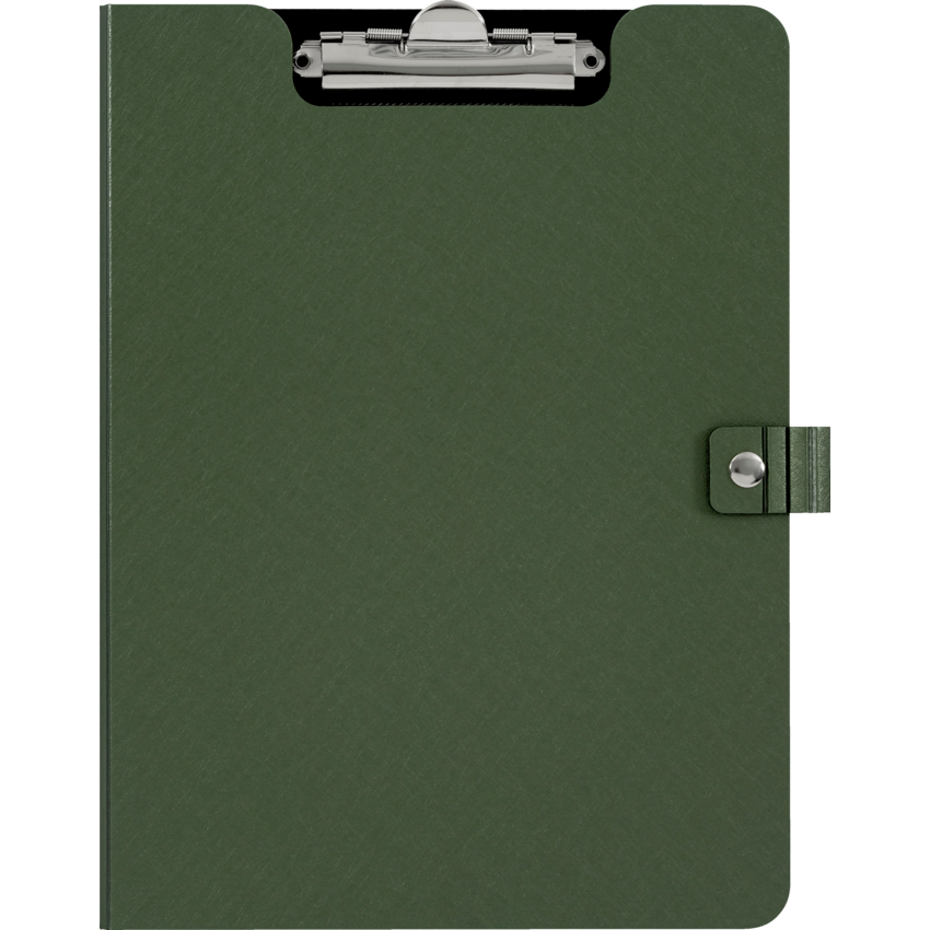 Merangue Padfolio With Clip Green