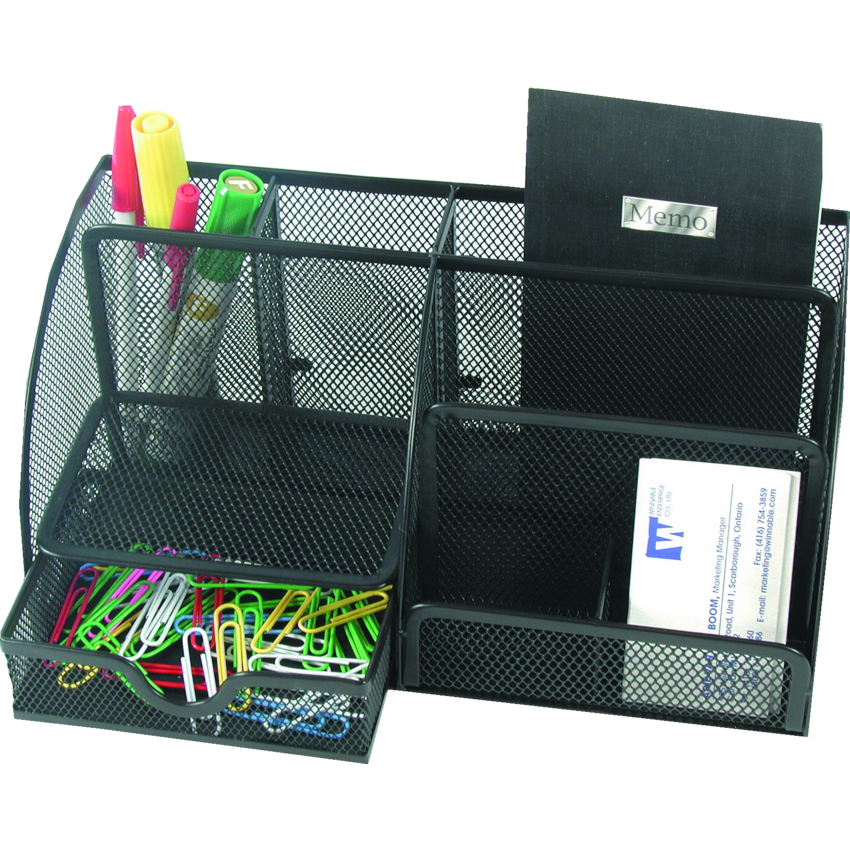 Winnable Desk Caddy Mesh Black