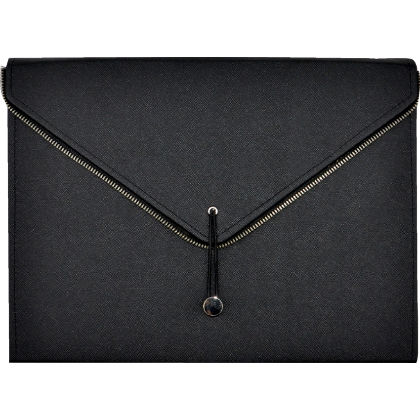 Winnable Expanding Fashion File 13 Pocket Black