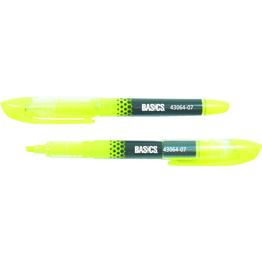 Basics® Liquid Highlighter Yellow 12/box
