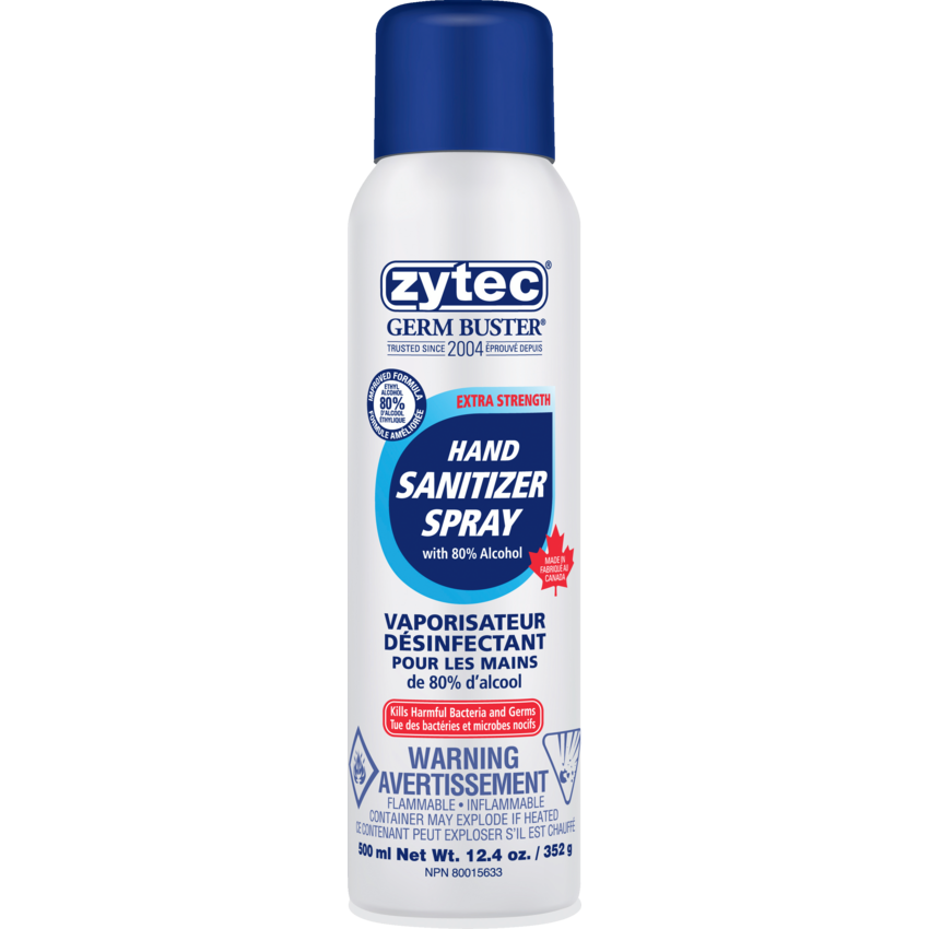 Zytec® Germ Buster® Extra Strength Sanitizer Spray 500 mL