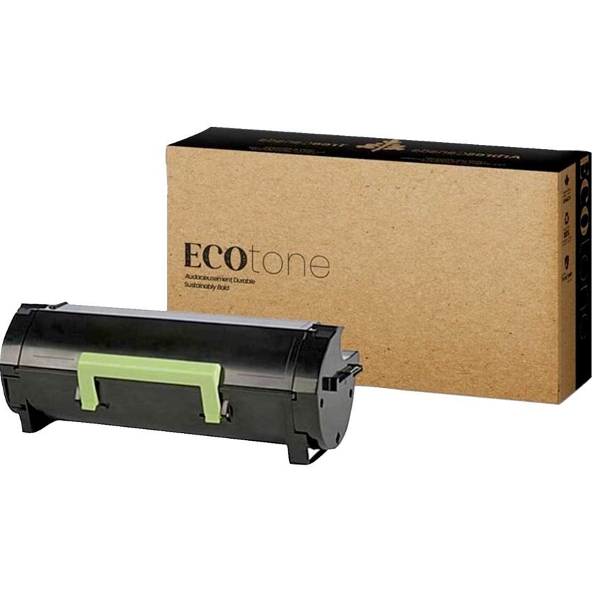EcoTone® Remanufactured Laser Cartridge (Lex 50F1U00) Black
