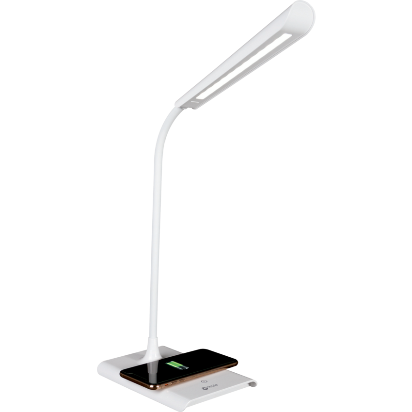OttLite® Wellness Series®Power Up LED Desk Lamp with Wireless Charging White