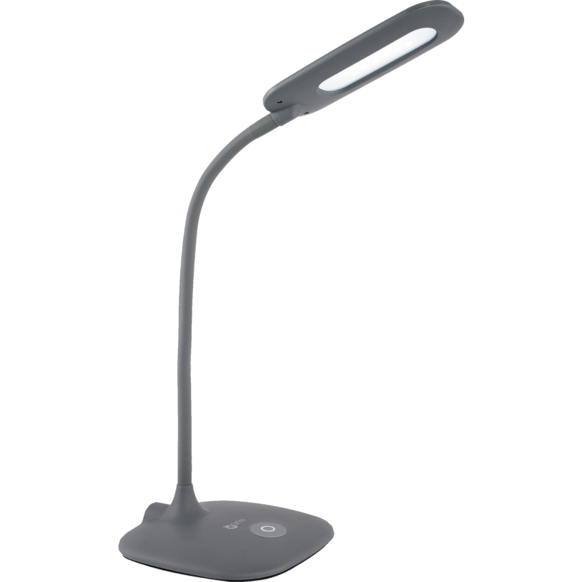 OttLite® Flexible Soft Touch LED Desk Lamp Dark Grey