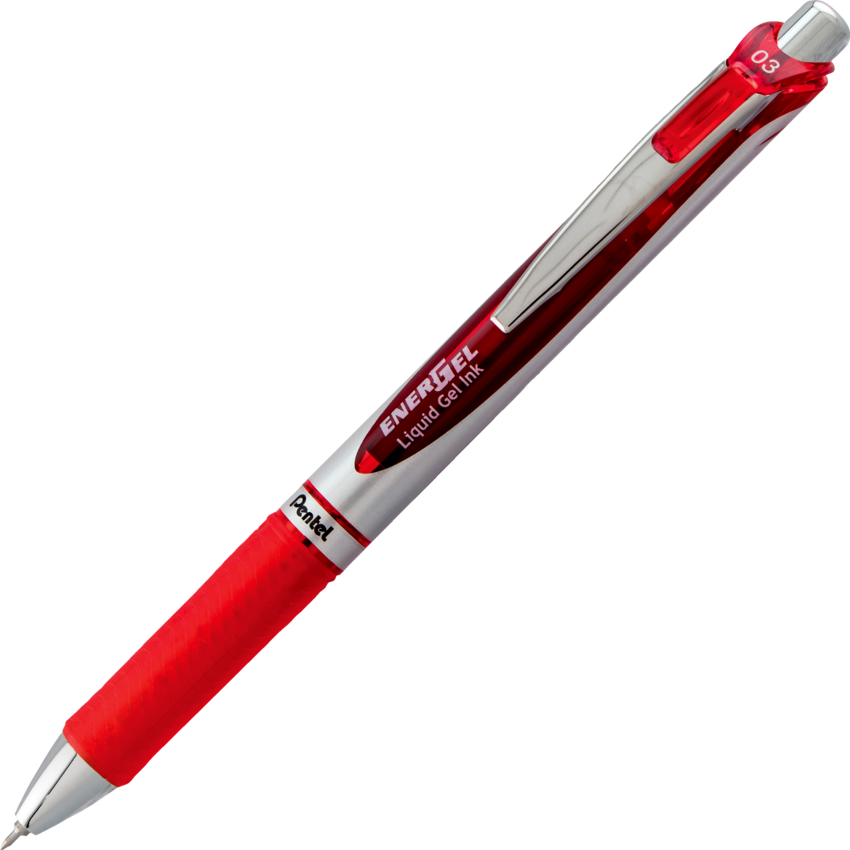 Pentel® EnerGel® RTX® Retractable Gel Pen 0.3 mm Red