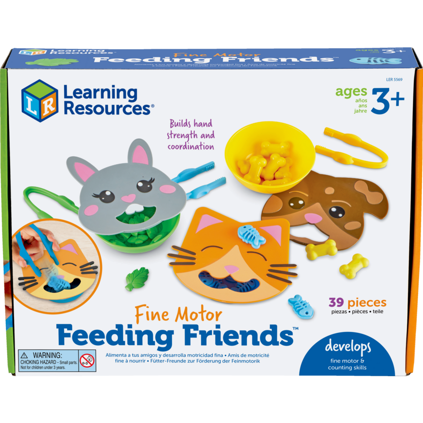 Learning Resources® Fine Motor Feeding Friends™ 39 pieces/set