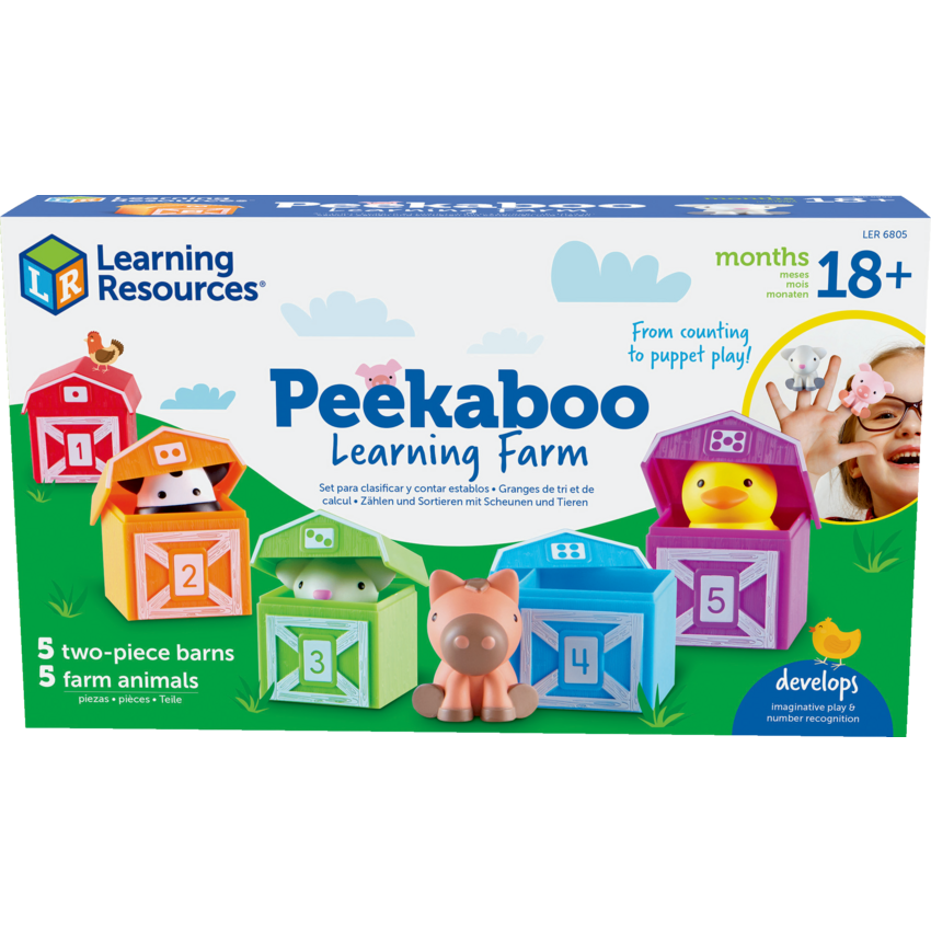 Learning Resources® Peekaboo Learning Farm