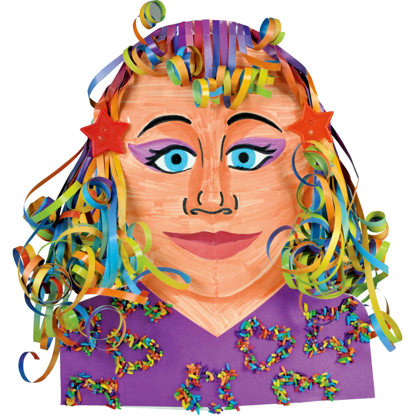 Roylco Stand Up Self Portrait Kit 6-1/4" x 9" 40/pkg