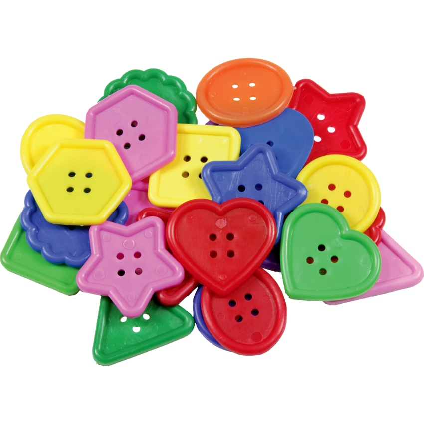 Roylco Bright Buttons™ Assorted 1 lb/bag