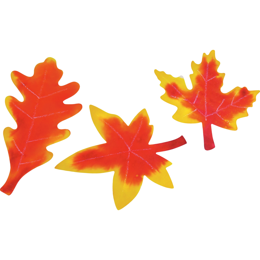 Roylco Color Diffusing Paper Leaves 7" x 9" White 80/pkg